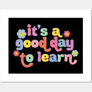 Back To School Motivational It's A Good Day To Learn Teacher Posters and Art